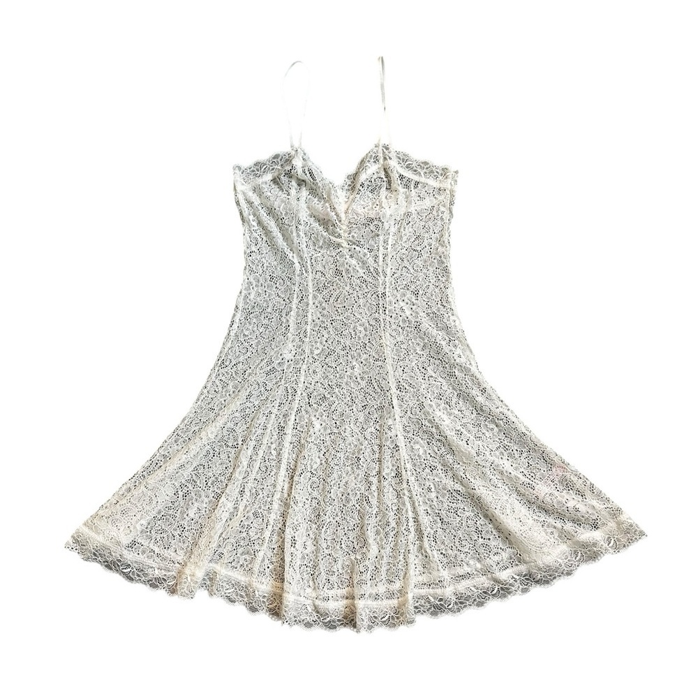 90s La vie en rose lace nightdress, white, XS